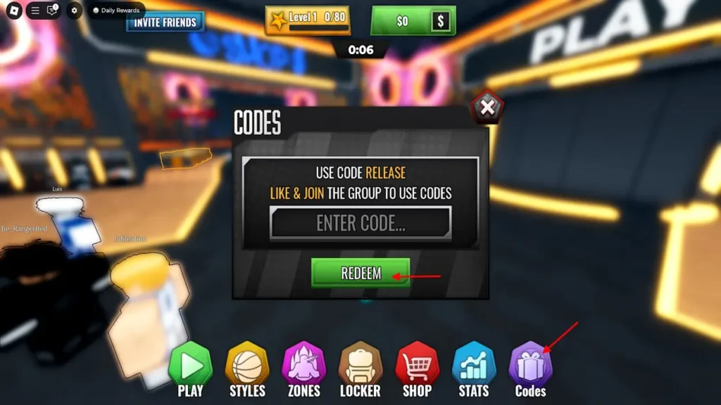 Basketball Zero Codes
