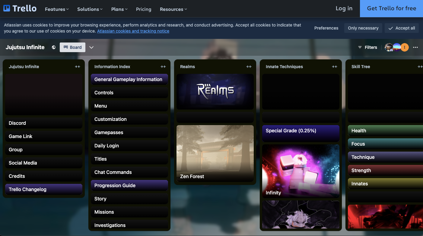 Jujutsu Infinite Trello And Discord Link Updated Guide For Players Jujutsu infinite trello and discord link updated guide for players
